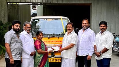 தூய்மை முக்கியம்... சூர்யாவின் 2D என்டர்டெய்ன்மென்ட் சார்பாக நவீன வாகனத்தை நன்கொடையாக வழங்கிய சிவகுமார்!