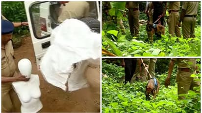 നായകളുമായി മണിക്കൂറുകൾ നീണ്ട പരിശോധന, കൂടുതൽ മൃതദേഹങ്ങൾ കണ്ടെത്തിയില്ല, ഡമ്മി പരീക്ഷണം പുരോഗമിക്കുന്നു