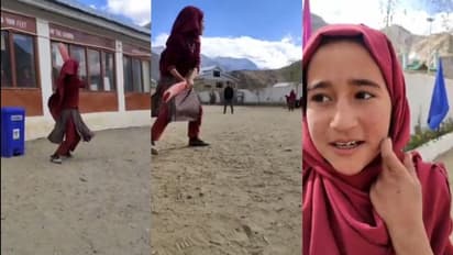 സിംഗിളല്ല ഡബിളെടുത്ത് കളിക്കാനാണ് ഇഷ്ടം; ഹെലികോപ്ടര്‍ ഷോട്ടുമായി ആറാം ക്ലാസുകാരി, വീഡിയോ വൈറല്‍