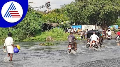 Chitradurga Floods: ಅಬ್ಬರಿಸಿದ ಮಳೆ; ಅಜ್ಜಯ್ಯನಗುಡಿ ಕೆರೆ ಕೋಡಿ