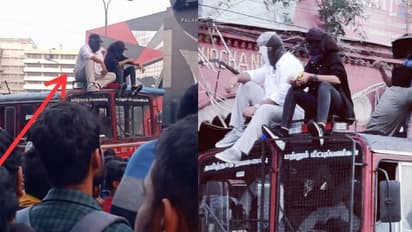 அண்ணாசாலையில் துணிவு பட ஷூட்டிங்... மாஸாக வந்த அஜித்தை பார்க்க அலைமோதிய மக்கள் கூட்டம் 