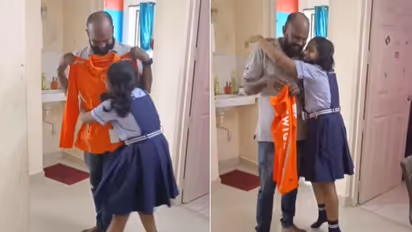 അച്ഛന് കിട്ടിയ പുതിയ ജോലി; മകളുടെ പ്രതികരണം വൈറല്‍ 