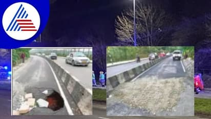 ಮತ್ತೆ ಸ್ಯಾಂಕಿ ರಸ್ತೆ ಕುಸಿತ; ಮಲ್ಲೇಶ್ವರ 18ನೇ ಕ್ರಾಸ್ ಮಾರ್ಗ ಬಂದ್