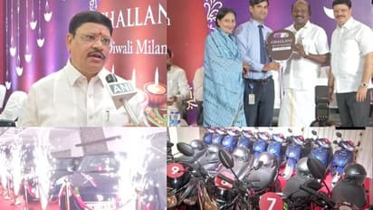 ಉದ್ಯೋಗಿಗಳಿಗೆ ಕಾರು ಬೈಕ್ ಗಿಫ್ಟ್ ನೀಡಿದ ಉದ್ಯಮಿ