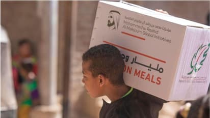 വിശക്കുന്നവര്‍ക്ക് അന്നമെത്തിച്ച് യുഎഇ; ഇന്ത്യയില്‍ 15 ലക്ഷം ഭക്ഷണപ്പൊതികള്‍ വിതരണം ചെയ്തു