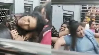 মুম্বই লোকাল ট্রেনে মহিলাদের চুলোচুলি, ভাইরাল ভিডিওটি দেখলে বনগাঁ বা ক্যানিং লোকালের কথা মনে পড়বেই