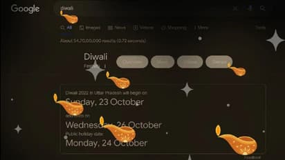ദീപാവലിയൊക്കെയല്ലേ.. ദീപം തെളിച്ച് തുടങ്ങണ്ടേ എന്ന് ​ഗൂ​ഗിൾ 