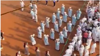 നബിദിന റാലിയിൽ താരങ്ങളായി ഉപ്പാപ്പമാർ, താളത്തിനൊത്ത് അറബന മുട്ട്; വൈറൽ