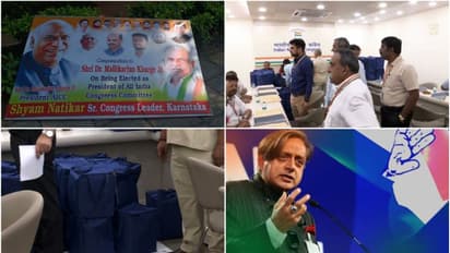 കോണ്‍ഗ്രസ് പ്രസിഡണ്ട് തെരഞ്ഞെടുപ്പ്:ജയം ഉറപ്പിച്ച് ഖര്‍ഗെ,3000 വോട്ട് പിന്നിട്ടു,  തരൂര്‍ 400 വോട്ട് കടന്നു