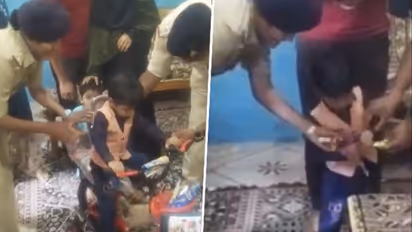 MP Home Minister gifts bicycle, chocolates to the 3-year-old boy who complained against his mother