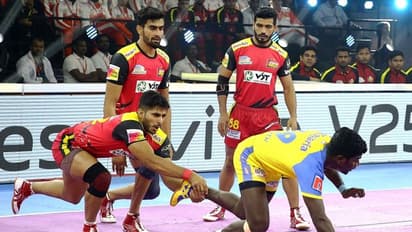 Pro kabaddi League ಬುಲ್ಸ್ ಡಿಚ್ಚಿಗೆ ತಮಿಳು ತಲೈವಾಸ್‌ ಪಲ್ಟಿ, ಅಂಕಪಟ್ಟಿಯಲ್ಲಿ 3ನೇ ಸ್ಥಾನಕ್ಕೇರಿದ ಬೆಂಗಳೂರು!