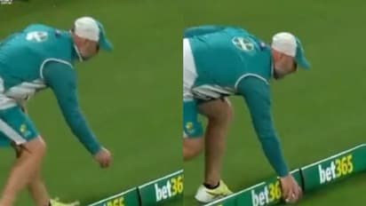 ബോള് ബോയിയായി താരങ്ങളും; പിഴ ഒഴിവാക്കാന് ഓസീസ് ടീമിന്റെ പൊടിക്കൈ; അമ്പരന്ന് ആരാധകര്- വീഡിയോ