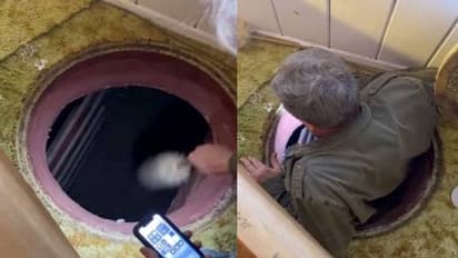 കിടപ്പുമുറിയിൽ ഒരു മാൻഹോൾ, അത് തുറന്നിറങ്ങിയ യുവതിയും ഭർത്താവും കണ്ടത് ഞെട്ടിക്കുന്ന കാഴ്ച