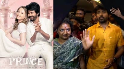 முதல் முறையாக தீபாவளி ரிலீஸ்... மனைவியோடு தியேட்டருக்கு வந்து ரசிகர்களுடன் ஆட்டம் போட்ட சிவகார்த்திகேயன்