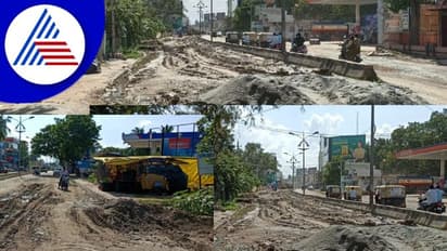 ರಸ್ತೆಯುದ್ದಕ್ಕೂ ತಗ್ಗು ದಿಣ್ಣೆಗಳ ದಾರಿ; ಇದು ಗಣಿನಾಡು ಬಳ್ಳಾರಿ!