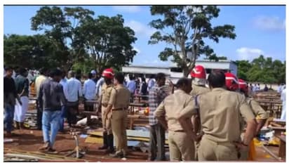 കാസര്കോട് ശാസ്ത്ര മേളയ്ക്കിടെ പന്തല് തകര്ന്നു, 40 വിദ്യാര്ത്ഥികള്ക്ക് പരിക്ക്