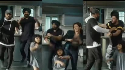 തരംഗം തീർത്ത ‘ഗൂം ഗൂം’; മോഹൻലാലിനൊപ്പം ആടിപ്പാടി ടീം 'മോൺസ്റ്റർ'