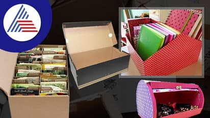 Craft Ideas: ಸ್ವೀಟ್, ಶೂ ಬಾಕ್ಸ್ ಕಸಕ್ಕೆ ಎಸಿಬೇಡಿ: ಹೀಗೆ ಯೂಸ್‌ ಮಾಡಿ 