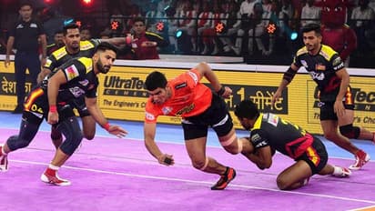 Pro Kabaddi League ಸೆಕೆಂಡ್ ಹಾಫ್ನಲ್ಲಿ ಪಂದ್ಯದ ಗತಿ ಬದಲು, ಯು ಮುಂಬಾ ವಿರುದ್ಧ ಬೆಂಗಳೂರು ಬುಲ್ಸ್ಗೆ ಗೆಲುವು!