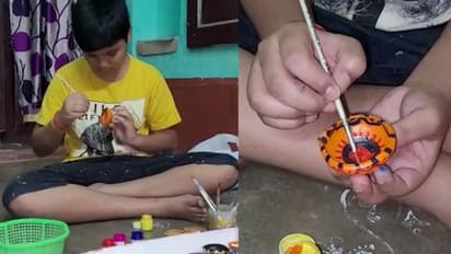  Vocal for Local: চিনা টুনি বাদ দিয়ে মাটির প্রদীপের ব্যবহার বাড়াতে অভিনব উদ্যোগ স্কুল পড়ুয়ার 