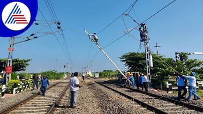 ಗದಗ- ಹೂಟಗಿ ಮಾರ್ಗದಲ್ಲಿ ಹಳಿ ತಪ್ಪಿದ ಗೂಡ್ಸ್‌ ರೈಲು