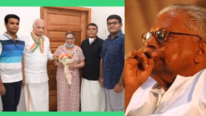  പൂച്ചെണ്ടും പൊന്നാടയുമായി വിഎസിനെ കാണനെത്തി, ബന്ധുക്കളോട് സുഖ വിവരം തിരക്കി ഗവര്‍ണര്‍ മടങ്ങി