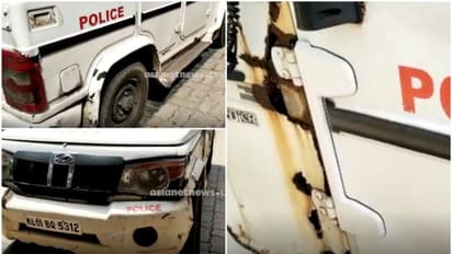 തുരുമ്പെടുത്ത് പൊളിഞ്ഞ് വീഴാറായ ബോഡിയുമായി ഒരു പൊലീസ് ജീപ്പ്; ആര്ടിഒ കാണുന്നുണ്ടോയെന്ന് നാട്ടുകാര്