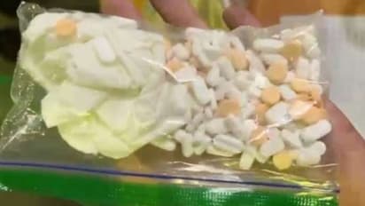 പ്രവാസിക്ക് പാര്സല് വഴി എത്തിയ ഷൂസിനുള്ളില് ലഹരി ഗുളികകള്