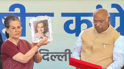 Feeling relieved: Sonia Gandhi after Mallikarjun Kharge takes charge as Congress President 