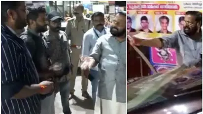 ബിജെപിയുടെ കരിങ്കൊടി പ്രതിഷേധം; കാറില്‍ നിന്നിറങ്ങി, നിങ്ങള് പ്രതിഷേധിച്ചോ, ഒരു കുഴപ്പവുമില്ലെന്ന് കടകംപള്ളി