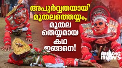 നോക്കിനില്ക്കെ മുതലയായി മാറിയ കന്യക, അപൂര്വ്വകാഴ്ചയായി മുതലത്തെയ്യം!