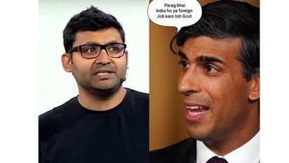 ट्विटर सीईओ पराग अग्रवाल को ऋषि सुनक ने दी सलाह, बोले- जाॅब तो गर्वमेंट ही होना चाहिए, Viral हुए मजेदार Memes