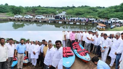ಚಿಕ್ಕೋಡಿ: ಅಗ್ರಾಣಿ ಹಳ್ಳದಲ್ಲಿ ರೈತರಿಗಾಗಿ ಕಾಯಾಕಿಂಗ್: ರಾಜ್ಯದಲ್ಲೇ ಮೊದಲು