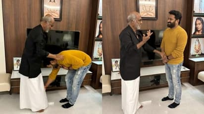 നന്ദി അറിയിച്ച് റിഷഭ് ഷെട്ടി; രജനീകാന്തിനെ കാണാന് നേരിട്ടെത്തി