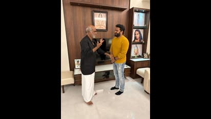 Rishab Shetty ರಜಿನಿಕಾಂತ್‌ ಭೇಟಿ ಮಾಡಿದ ಆಶೀರ್ವಾದ ಪಡೆದ ಕಾಂತಾರ ಶಿವ!