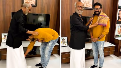 After Kantara’s success, Rishabh Shetty visits Rajinikanth to seek his blessings