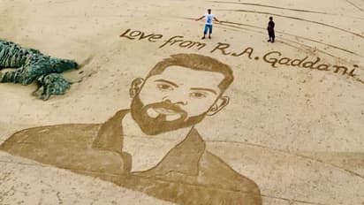 ಬಲೂಚಿಸ್ತಾನದಲ್ಲಿ Virat Kohli ಮರಳು ಕಲಾಕೃತಿ: ಸಾಮಾಜಿಕ ಜಾಲತಾಣದಲ್ಲಿ ವೈರಲ್