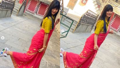 സാരിക്കൊപ്പം സ്‌നീക്കേഴ്‌സ് ധരിച്ച് കത്രീന കൈഫ്; ചിത്രങ്ങള്‍ വൈറല്‍