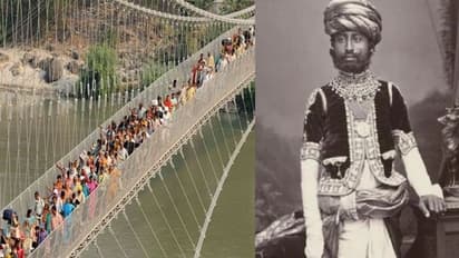 குஜராத் மோர்பி பாலம் - 19ம் நூற்றாண்டின் வாகிஜி தாகூரால் கட்டப்பட்ட அதிசய பாலத்தின் வரலாறு தெரியுமா ?