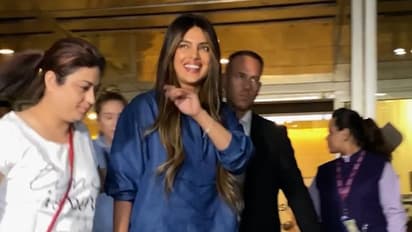Priyanka Chopra is back in 'Bay'; Jetlagged and enjoying Karan Johar's show with Cheetos- (Pictures inside)