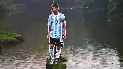 പുള്ളാവൂര് പുഴ നിറഞ്ഞൊഴുകി മെസി, 'തല'യെടുപ്പോടെ അര്ജന്റീന ആരാധകര്