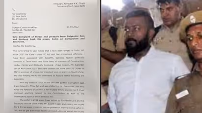 'Paid Rs 10 crore to Satyendar Jain': Decoding conman Sukesh Chandrasekhar letter to Delhi L-G