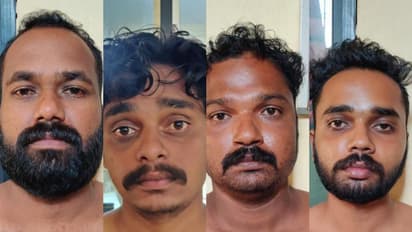 മദ്യപാനത്തിനിടെ തർക്കം; കറിക്കത്തി വീശിയ സുഹൃത്തിനെ പേനാക്കത്തിക്ക് കുത്തി, നാല് പേർ അറസ്റ്റിൽ