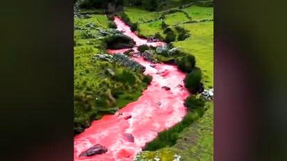 Watch: Ever seen 'Red River' in Peru? Old video amazes viewers on social media