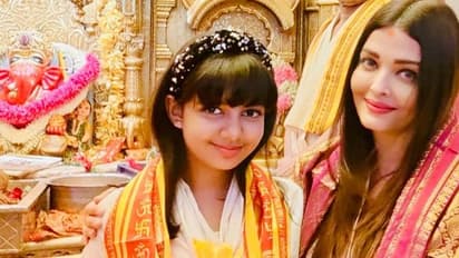 ಪ್ರಸಿದ್ಧ ಸಿದ್ಧಿವಿನಾಯಕ ದೇವಸ್ಥಾನದಲ್ಲಿ ನಟಿ ಐಶ್ವರ್ಯಾ ರೈ; ಫೋಟೋ ವೈರಲ್ 