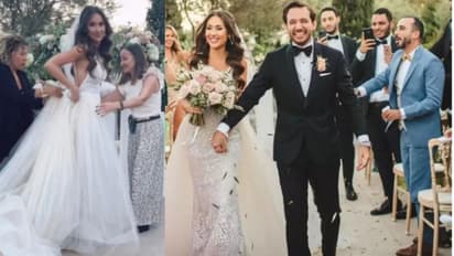 വിവാഹ ഗൗണിനൊപ്പമുള്ള ഓവര് സ്കേര്ട്ട് ധരിക്കാന് മറന്നു; ഒടുവില് സംഭവിച്ചത്...