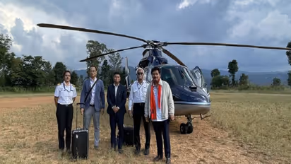 Meghalaya CM Conrad K Sangma's chopper makes emergency landing near Umiam lake due to bad weather