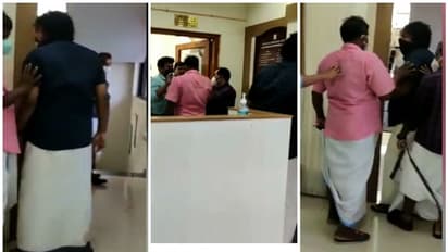 വൈപ്പിനിലെ സിഐടിയു നേതാവ് ഓയിൽ കമ്പനി ഉദ്യോഗസ്ഥരെയും ഭീഷണിപ്പെടുത്തി, ദൃശ്യങ്ങൾ പുറത്ത്