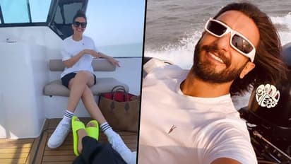 Video: Deepika Padukone, Ranveer Singh went for a romantic boat ride post-Pathaan teaser release