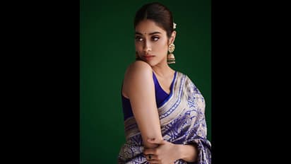 ದಕ್ಷಿಣ ಭಾರತದ ಸಂಸ್ಕೃತಿಗೆ ಕಾಂಜೀವರಂ ಸೀರೆಯೊಂದಿಗೆ ಗೌರವ ಸಲ್ಲಿಸಿದ ಜಾನ್ವಿ ಕಪೂರ್ 